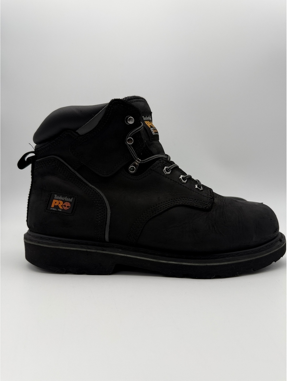 Timberland PRO Pit Boss Mens 6 Inch Steel Toe Work Boots Black Size 12